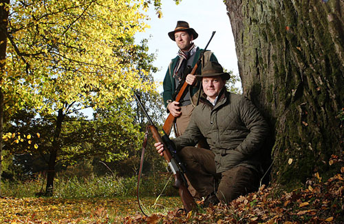 Moritz von Bismarck (r.) und Fried von Bernstorff