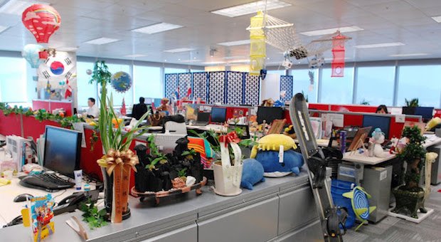 Atmosphäre wie im Spielzeugladen: Das Google-Büro in Seoul, Südkorea.