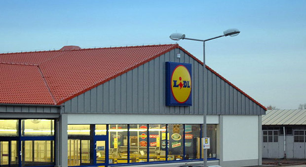 Eine Filiale des Discounters Lidl
