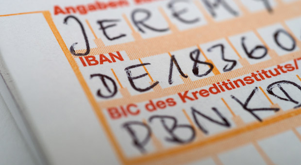 Ab dem 1.Februar 2016 ist für alle Bankkunden die neue IBAN Pflicht.