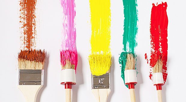 Alles so schön bunt hier: Experten raten bei der Bürogestaltung zu mindestens drei Farben pro Raum.