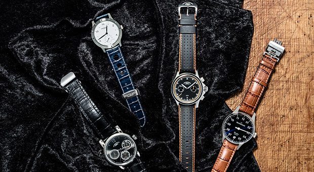 Mühle- Glashütte Robert Mühle Zeigerdatum, Hentschel H2 Sport, Mühle-Glashütte Promare Chronograph, Meistersinger Circularis Automatic