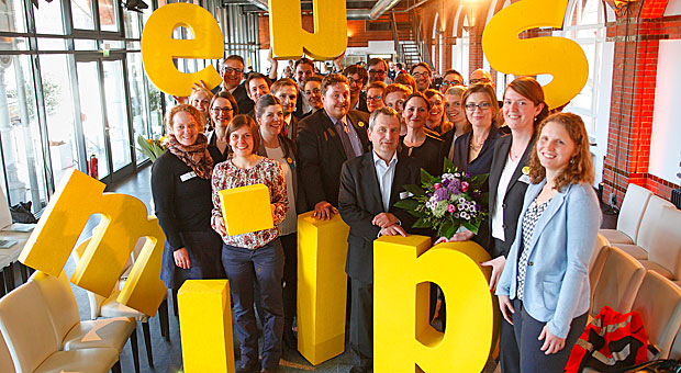 Endlich schwarz! Nach zwei Jahren im Minus freut sich das impulse-Team über das Plus im Jahresabschluss. (Hier auf der Wachstumskonferenz Ende April vergangenen Jahres)