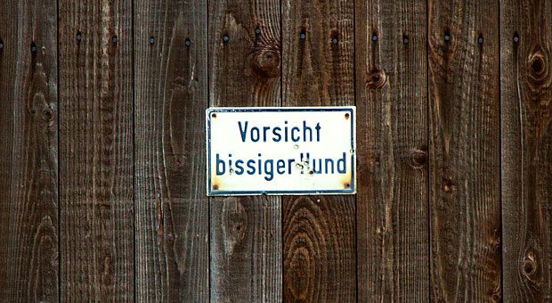 Diese Warnung sollten Arbeitnehmer besser ernstnehmen: Wer von einem als gefährlich bekannten Hund gebissen und deswegen krankgeschrieben wird, hat womöglich keinen Anspruch auf Lohnfortzahlung. Der Grund: selbstverschuldete Arbeitsunfähigkeit.