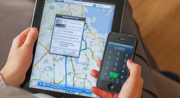 Das Branchenprofil in Google My Business wird direkt auf einer Landkarte angezeigt.