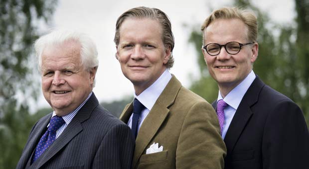 Familienunternehmer des Jahres 2019: Vater Kurt Stürken, Axel Stürken und Max Stürken (v.l.).