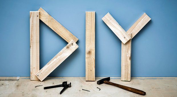 Sieht aus wie selbstgemacht - professionell wirken Do-it-yourself-Lösungen wie diese allerdings nicht.