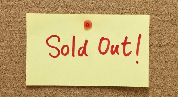 Ausverkauft dank einer überzeugenden Landingpage.