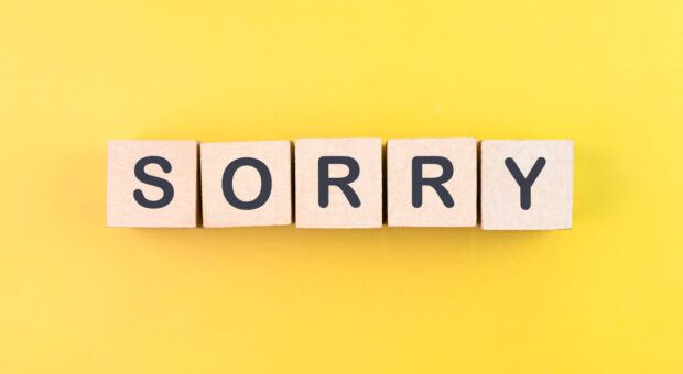 Ständiges entschuldigen