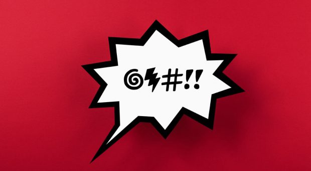 Sprechblase mit Wutausbruch: Emotionen am Arbeitsplatz werden oft als Problem wahrgenommen.