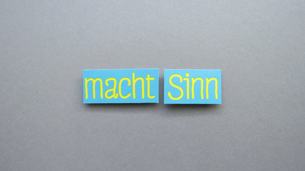 Sinnstiftende Arbeit