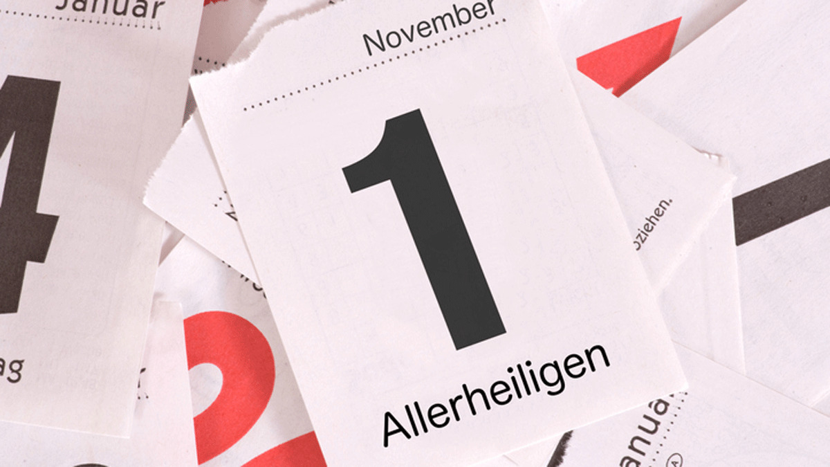 Feiertag Allerheiligen