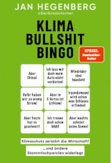 Vierte Empfehlung für Bücher für Unternehmer: Cover zu "Klima Bullshit Bingo" von Jan Hegenberg