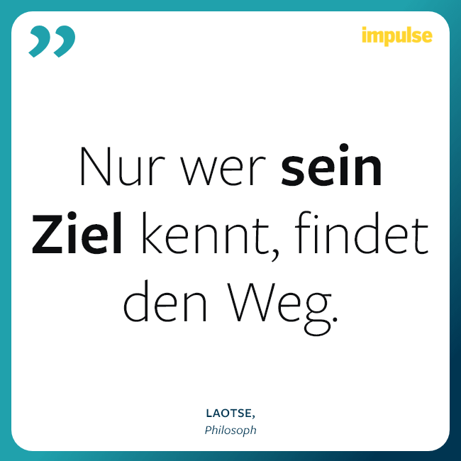 Zitat über Ziele von Laotse